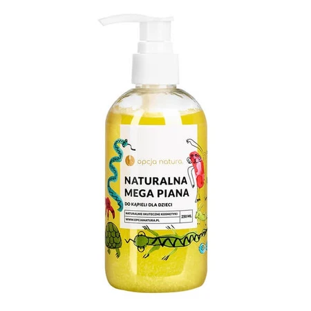 Opcja Natura, Natuurlijk Mega Badschuim voor kinderen, 250 ml