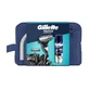 Set Gillette, maquinilla Mach3 + cuchilla, 1 ud. + Series, gel de afeitar limpiador, 75 ml.