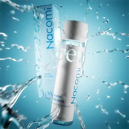 Nacomi Glacier Skin Drink, intensief hydraterende gezichtsessence, 200 ml