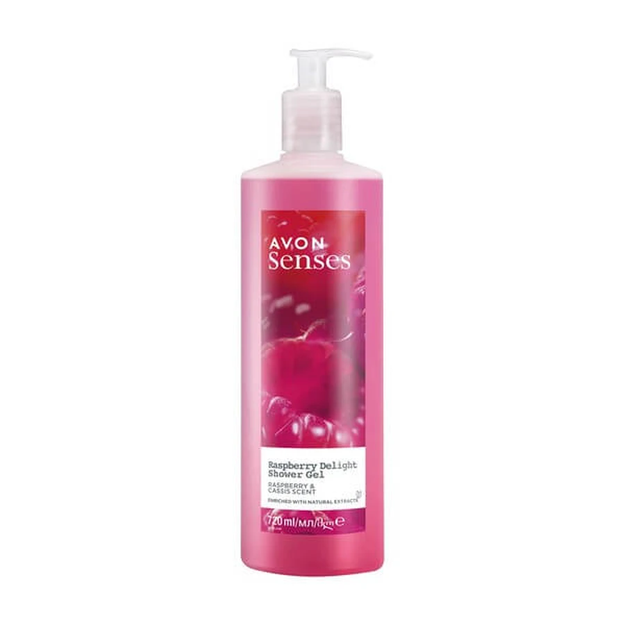 Avon Senses, Raspberry Delight shower gel, 720 ml