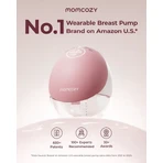Momcozy M9, double breast pump, red color, 1 pc.