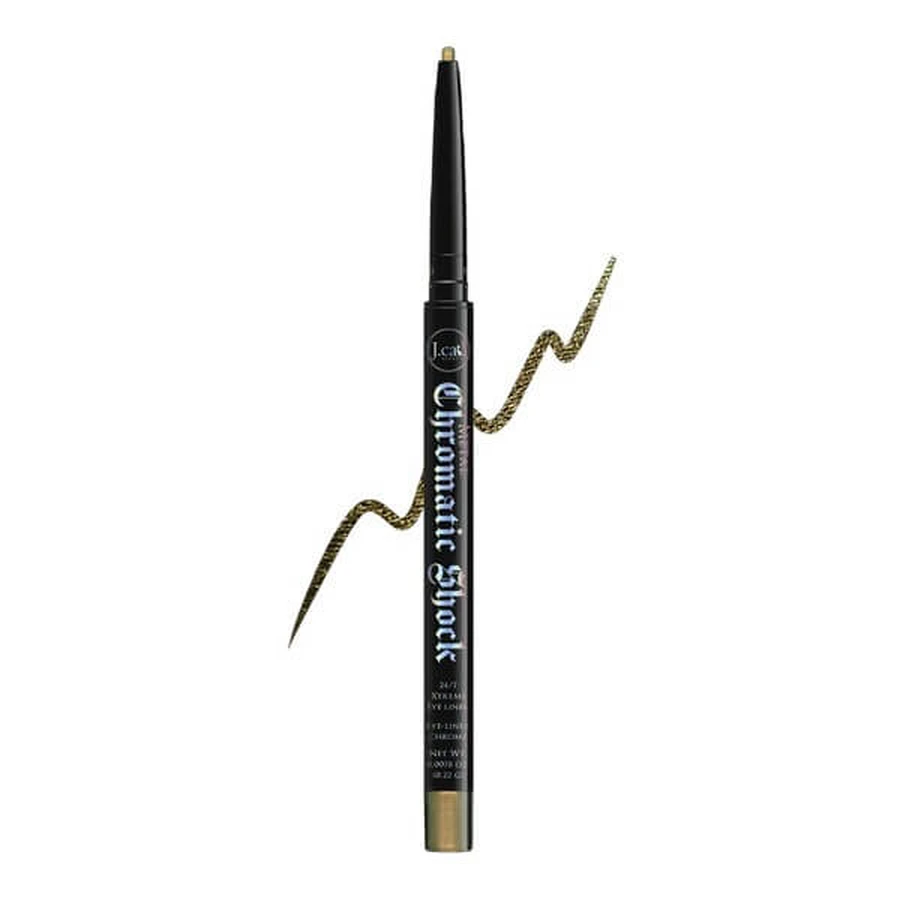 J.Cat Beauty Chromatic Shock 24/7 Xtreme Eyeliner 106, metallic glanzende eyeliner, 0,22 g.