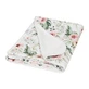Babymatex, bamboo double-sided blanket 75x100 cm, white-rose, 1 pcs.