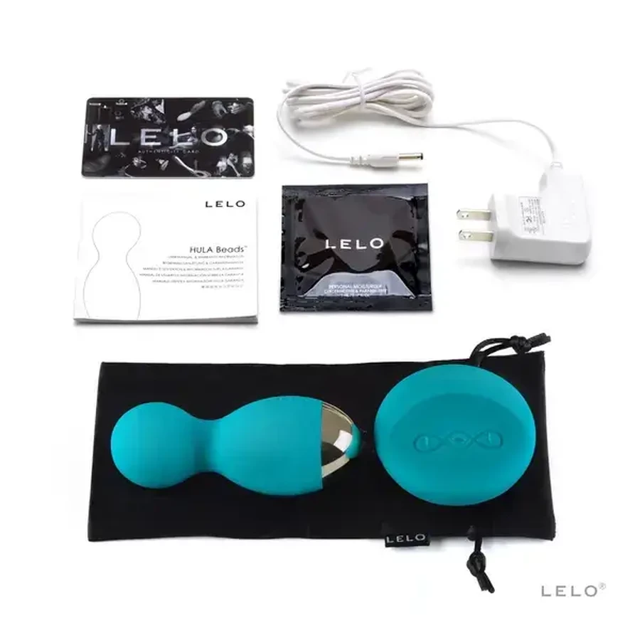 LELO Hula Beads, vibrerend ei, marine, 1 st.