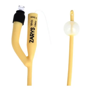 Outline, sonde de Foley urologique, à deux voies avec valve en plastique, CH 10/3-5 ml, 1 pc.