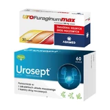 Set Urosept, irritated tablets, 60 pcs. + UroFuraginum Max, 100 mg, tablets, 30 pcs.