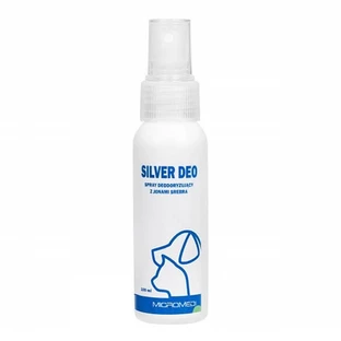 Micromed Vet Silver Deo, spray désodorisant pour chiens et chats, 100 ml.