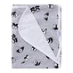 Babymatex, bamboo double-sided blanket 75x100 cm, gray-panda, 1 pc.