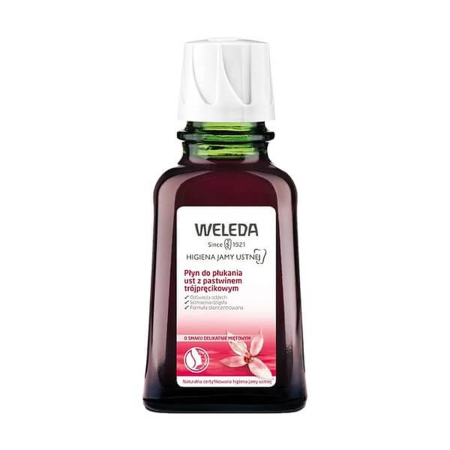 Weleda, enjuague bucal, con pastina de triple cadena, 50 ml