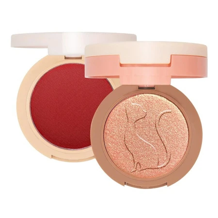 J.Cat Beauty 2 in 1 Piece of Cake Blush + Highlighter, 2-in-1 Rouge und Highlighter 103 McFlirty, 12,1 g