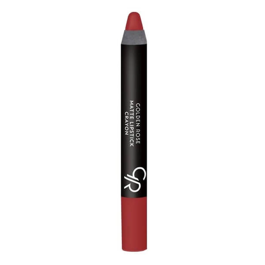 Golden Rose Matte Crayon Lipstick, rouge à lèvres mat en crayon, 09, 3.5 g