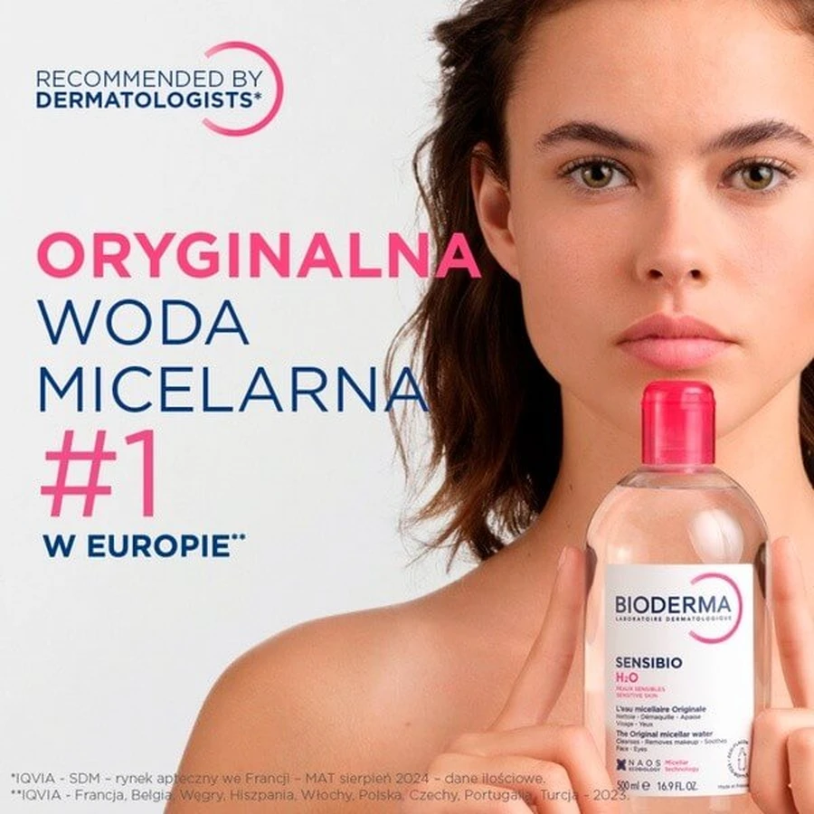 Bioderma Sensibio H2O, eau micellaire pour peaux sensibles, 250 ml