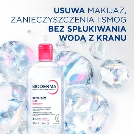 Bioderma Sensibio H2O, eau micellaire pour peaux sensibles, 250 ml