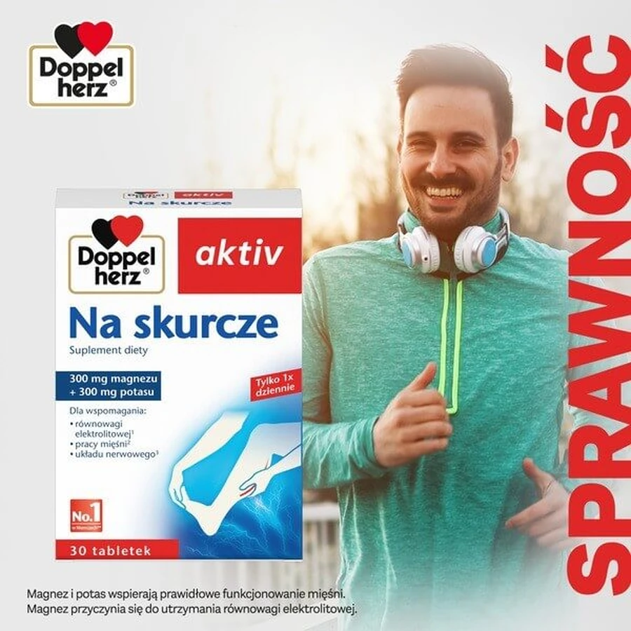 Set Doppelherz aktiv Na skurcze, tabletten, 30 st. + Doppelherz aktiv Magnesium-B6 Forte 400, tabletten, 30 st.