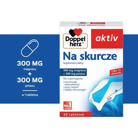 Set Doppelherz aktiv Na skurcze, tabletten, 30 st. + Doppelherz aktiv Magnesium-B6 Forte 400, tabletten, 30 st.