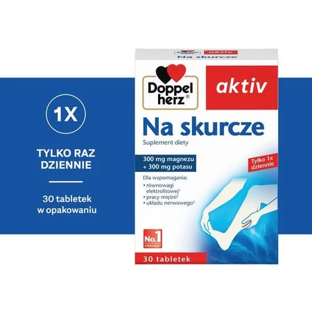 Set Doppelherz aktiv Na skurcze, tabletten, 30 st. + Doppelherz aktiv Magnesium-B6 Forte 400, tabletten, 30 st.