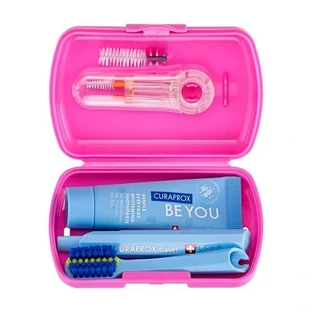 Curaprox Travel Set Ortho, travel set, pink, 1 pc.