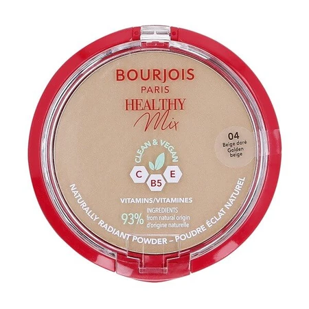 Bourjois Healthy Mix Clean, poudre compacte matifiante, 04 Golden Beige, 10 g