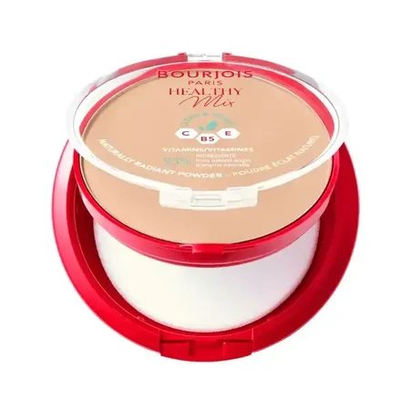 Bourjois Healthy Mix Clean, poudre compacte matifiante, 04 Golden Beige, 10 g