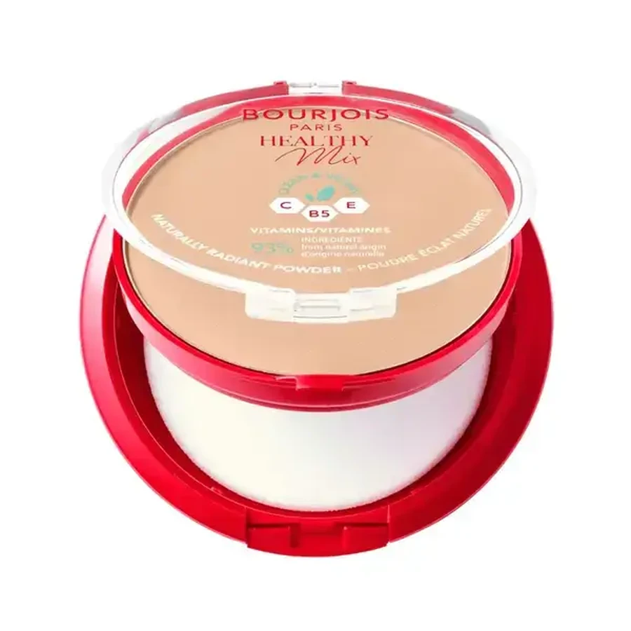 Bourjois Healthy Mix Clean, poudre compacte matifiante, 04 Golden Beige, 10 g