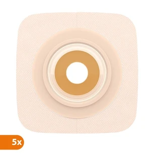 Natura Stomahesive, stoma plate, accordion, 57/13-22 mm, 5 pcs.