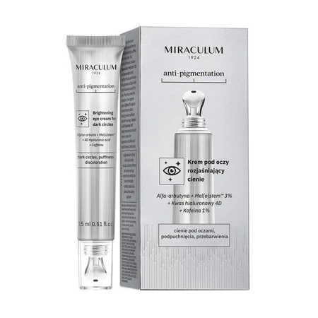 Miraculum Anti-Pigmentation, crème pour les yeux pour éclaircir les cernes, 15 ml