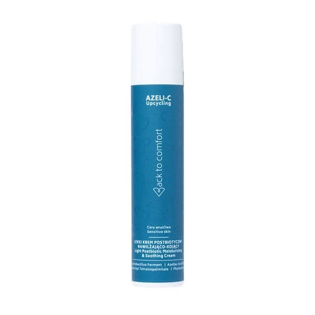 Azeli-C Upcycling, crema ligera hidratante y calmante, postbiótica, 50 ml