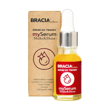 Soap Brothers, vitamin C skin serum with vitamin C, Shake &amp; Shine, 15 ml