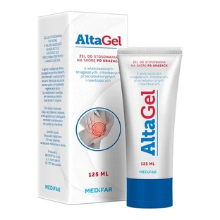 Medifar AltaGel, gel voor huid na verwonding, 125 ml
