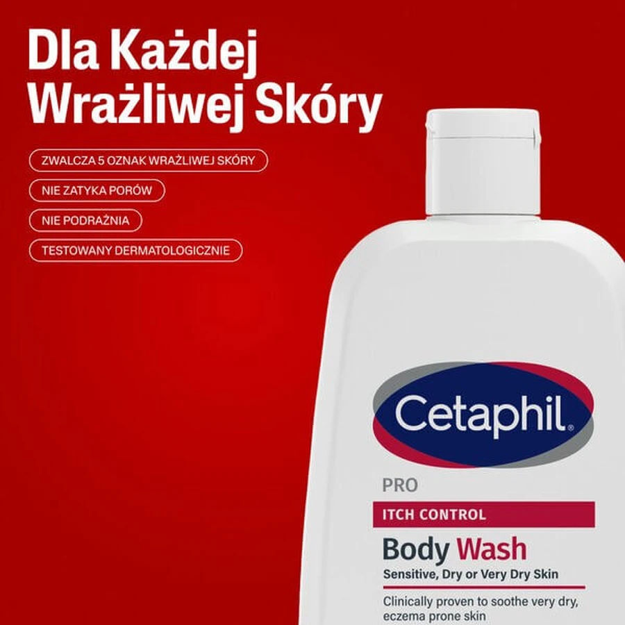 Cetaphil PRO Itch Control, Reinigungsemulsion, 236 ml