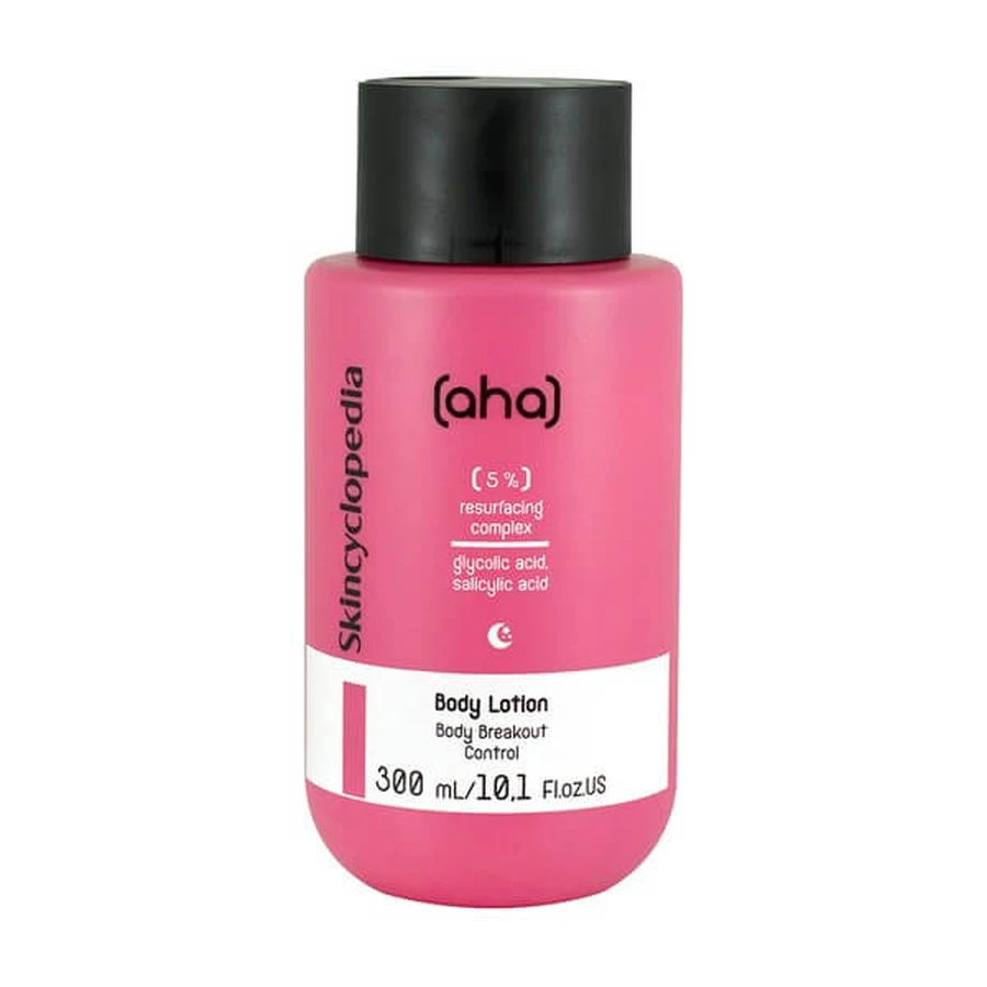 Skincyclopedia Body Breakout Control, loción corporal con complejo exfoliante al 5%, 300 ml