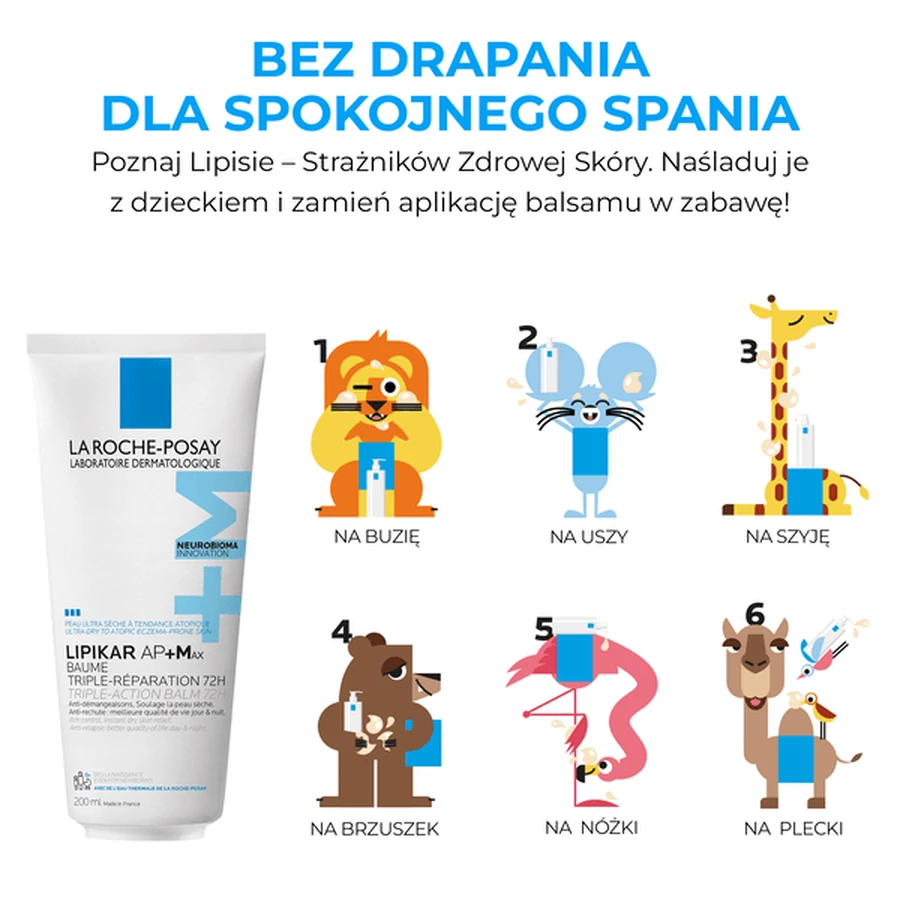 La Roche-Posay Lipikar Baume AP+Max, triple action lotion, 200 ml