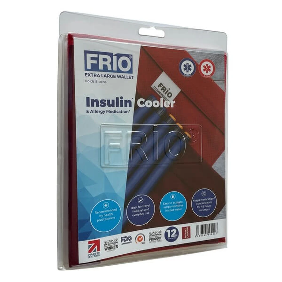 Frio Extra Large, thermal insulin storage case, red, 1 pc.