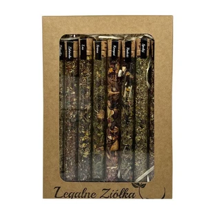 Legal Herbs, Tee in Röhrchen Set, Kräutermischung, 80 g