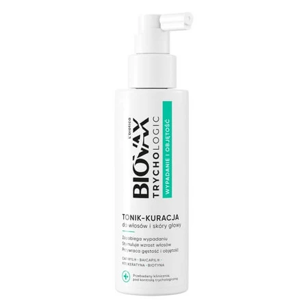 L'Biotica Biovax Anticaída y Volumen Capilar, tónico-cura para cabello y cuero cabelludo, 150 ml