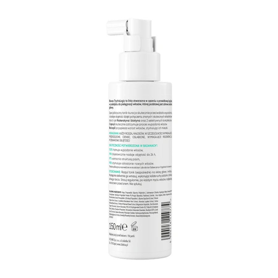 L'Biotica Biovax Anticaída y Volumen Capilar, tónico-cura para cabello y cuero cabelludo, 150 ml