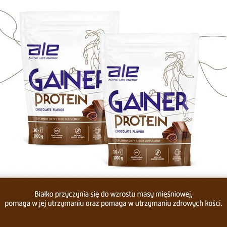 ALE Gainer Protein Chocolate Flavor, powder, 1000 g