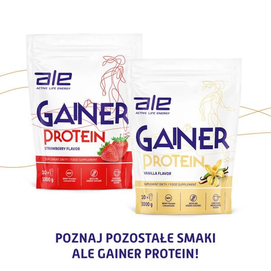 ALE Gainer Protein Chocolate Flavor, powder, 1000 g