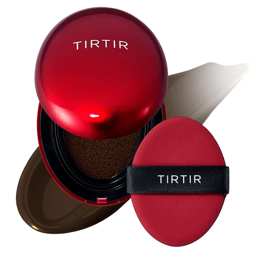 Tirtir, Mask Fit Red Cushion Mini, gezichtsprimer, 55N Espresso, 4,5 g