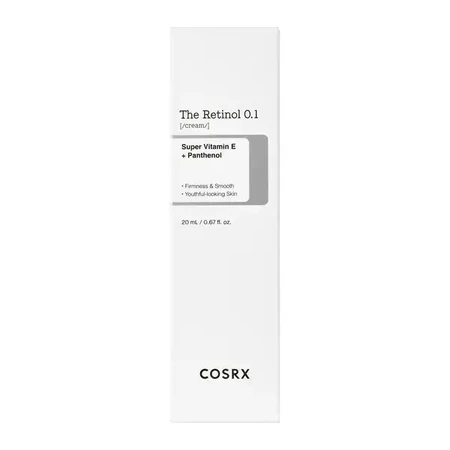Cosrx The Retinol 0.1 Cream, crema antiedad con 0,1% de retinol, 20 ml