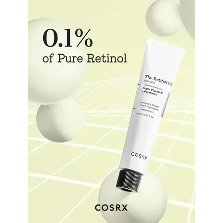Cosrx The Retinol 0.1 Cream, crema antiedad con 0,1% de retinol, 20 ml