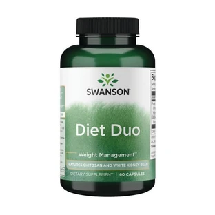 Diet Duo contient du chitosan et des haricots blancs, gélules, 60 pièces.