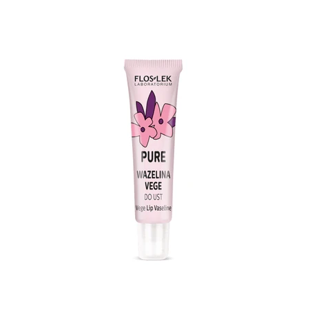 FlosLek Vege Cuidado Labial, Bálsamo labial puro, 10 g