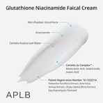 APLB Glutathion Niacinamide Gezichtscrème, verhelderende crème met glutathion en niacinamide, 55 ml