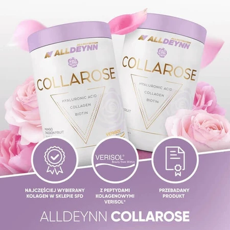 Set of 2x Allnutrition ALLDEYNN CollaRose, powder, mango-passion fruit flavor, 300 g