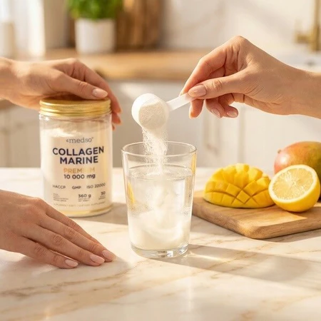 Medso Collagen Marine Premium 10,000 mg, powder, mango-citrus flavor, 360 g