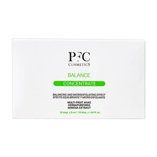 PFC Cosmetics Balance Concentrate, exfoliating and mattifying concentrate, ampoules, 10 pcs. x 5 ml