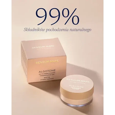 Algotone, transparant los poeder met matte finish, 10 g
