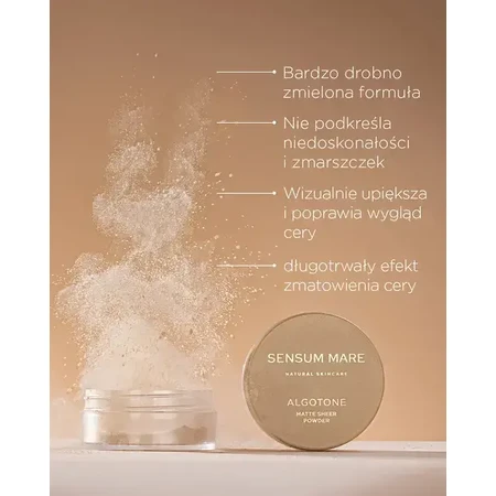 Algotone, transparant los poeder met matte finish, 10 g
