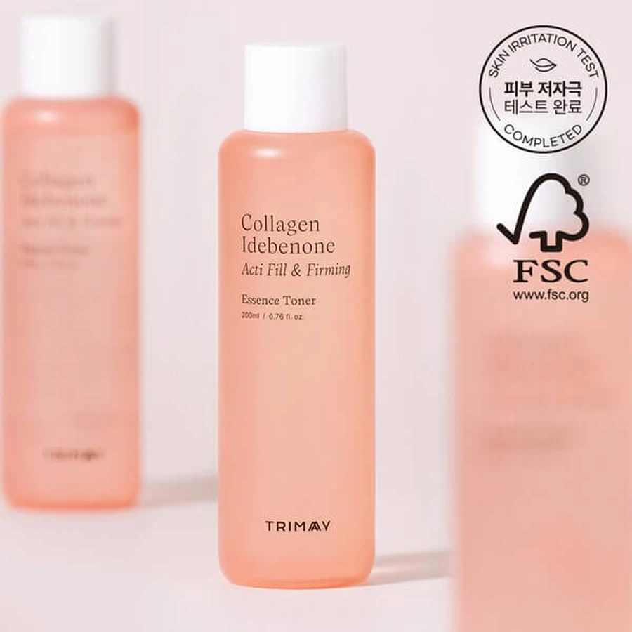 Trimay Colágeno Idebenona, tónico-esencia reafirmante, 200 ml